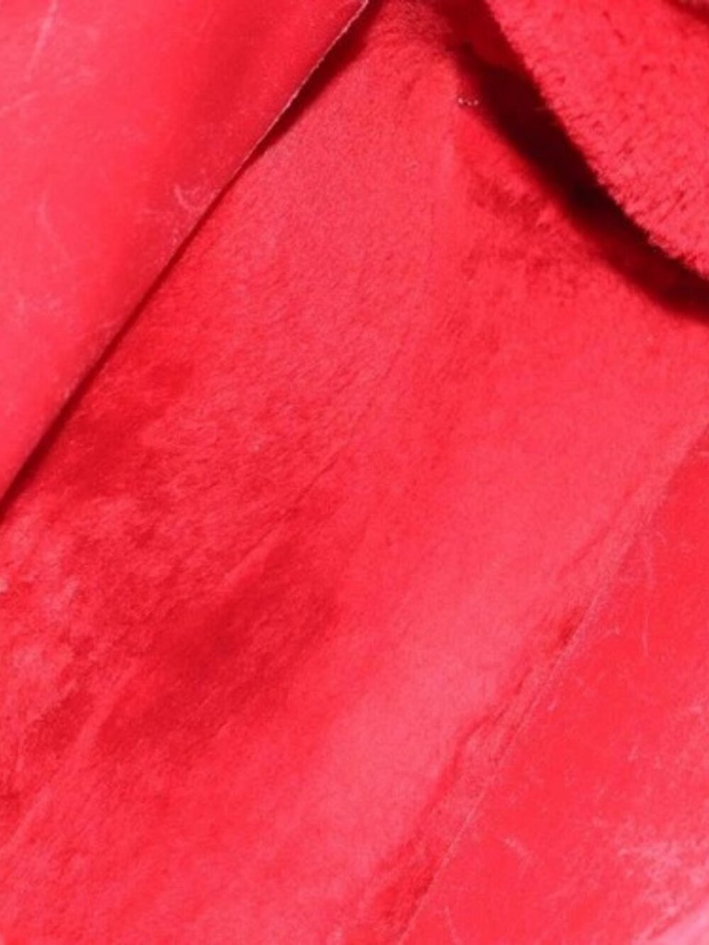 CHANEL Tote Bag Suede Red CC Auth 164529 - Picture 10 of 16
